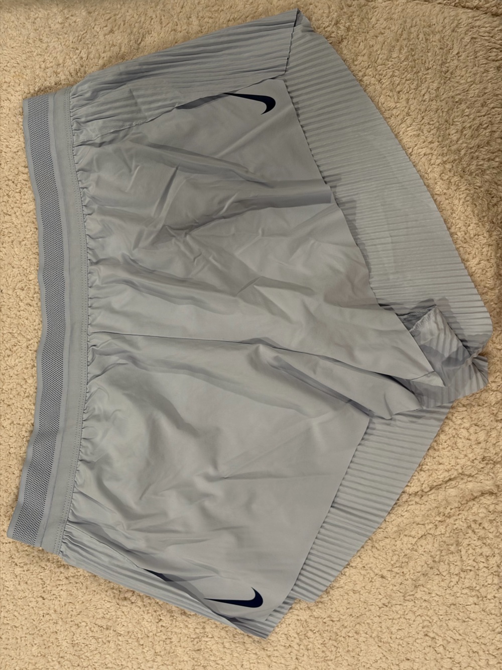 Nike Aeroswift light blue shorts size xl EUC